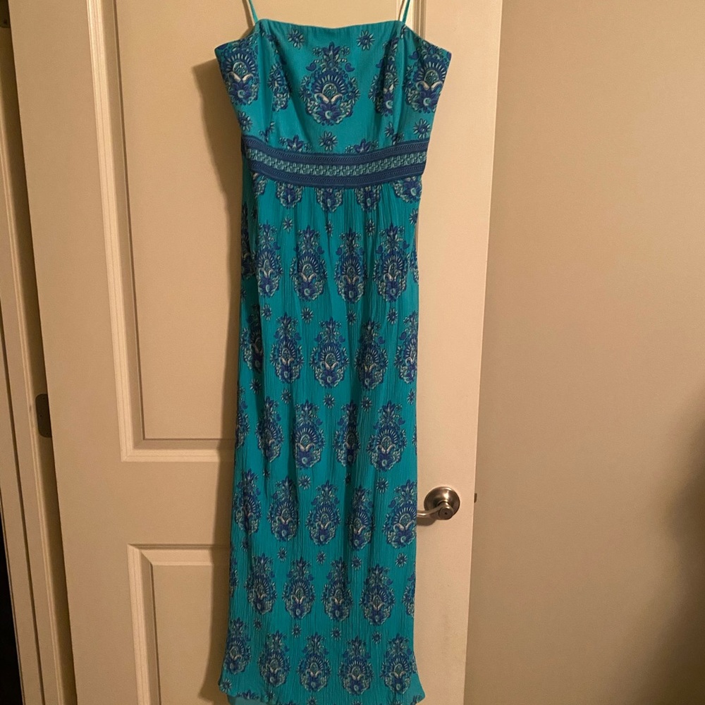 Vineyard Vines maxi strapless dress
